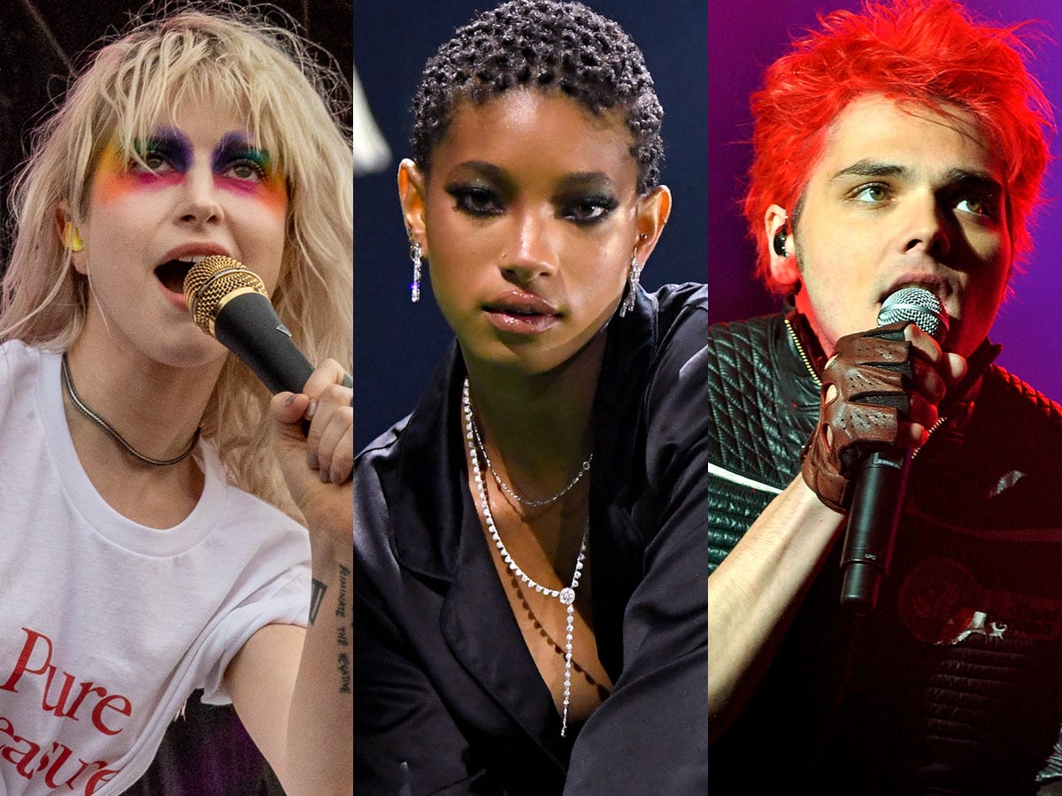 willow smith hayley williams gerard way