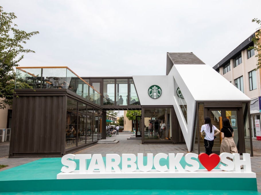 Starbucks Opens First Container Store In Chinese Mainland