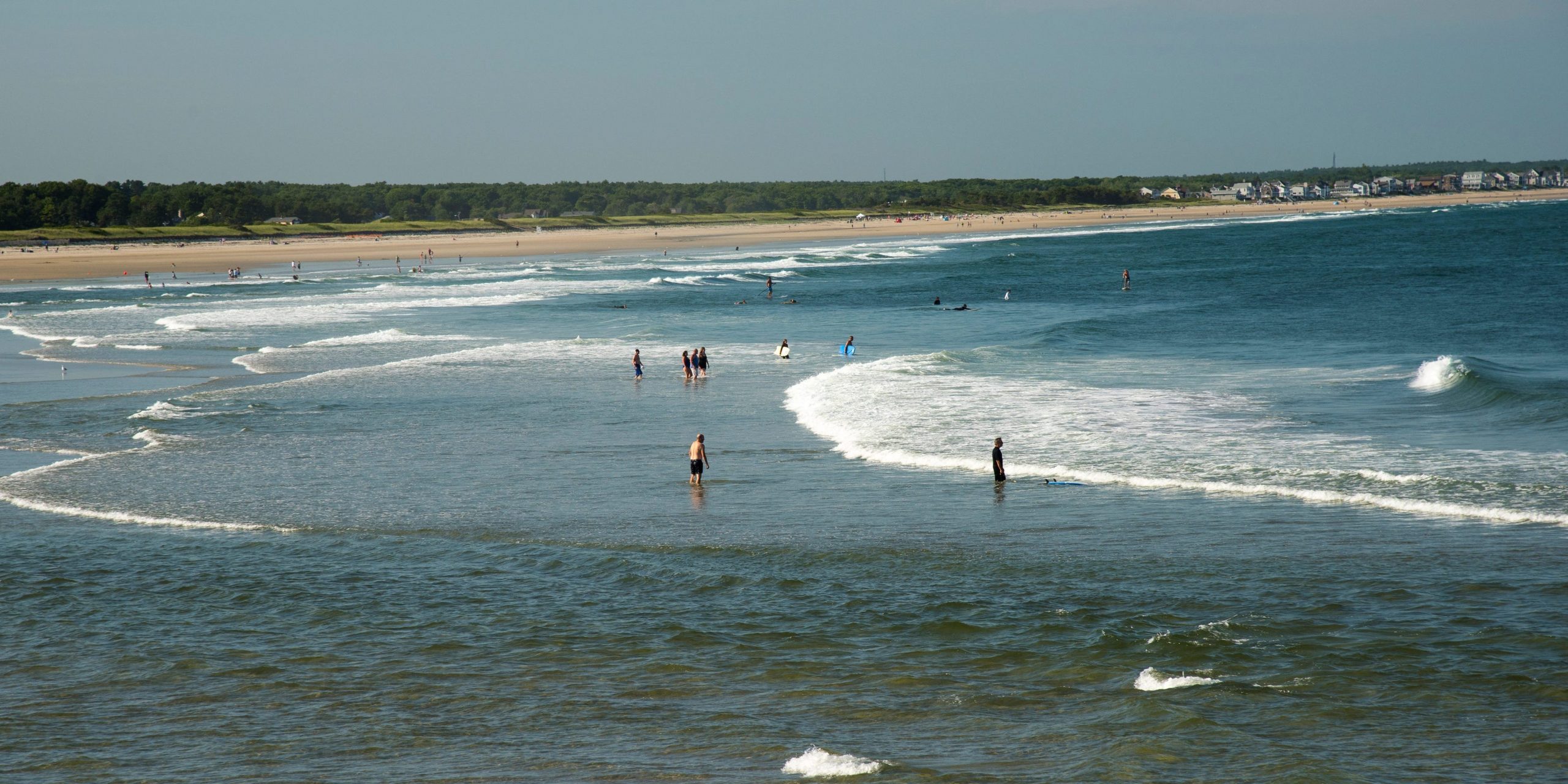Ogunquit Beach from Marginal Way in Ogunquit, Maine.