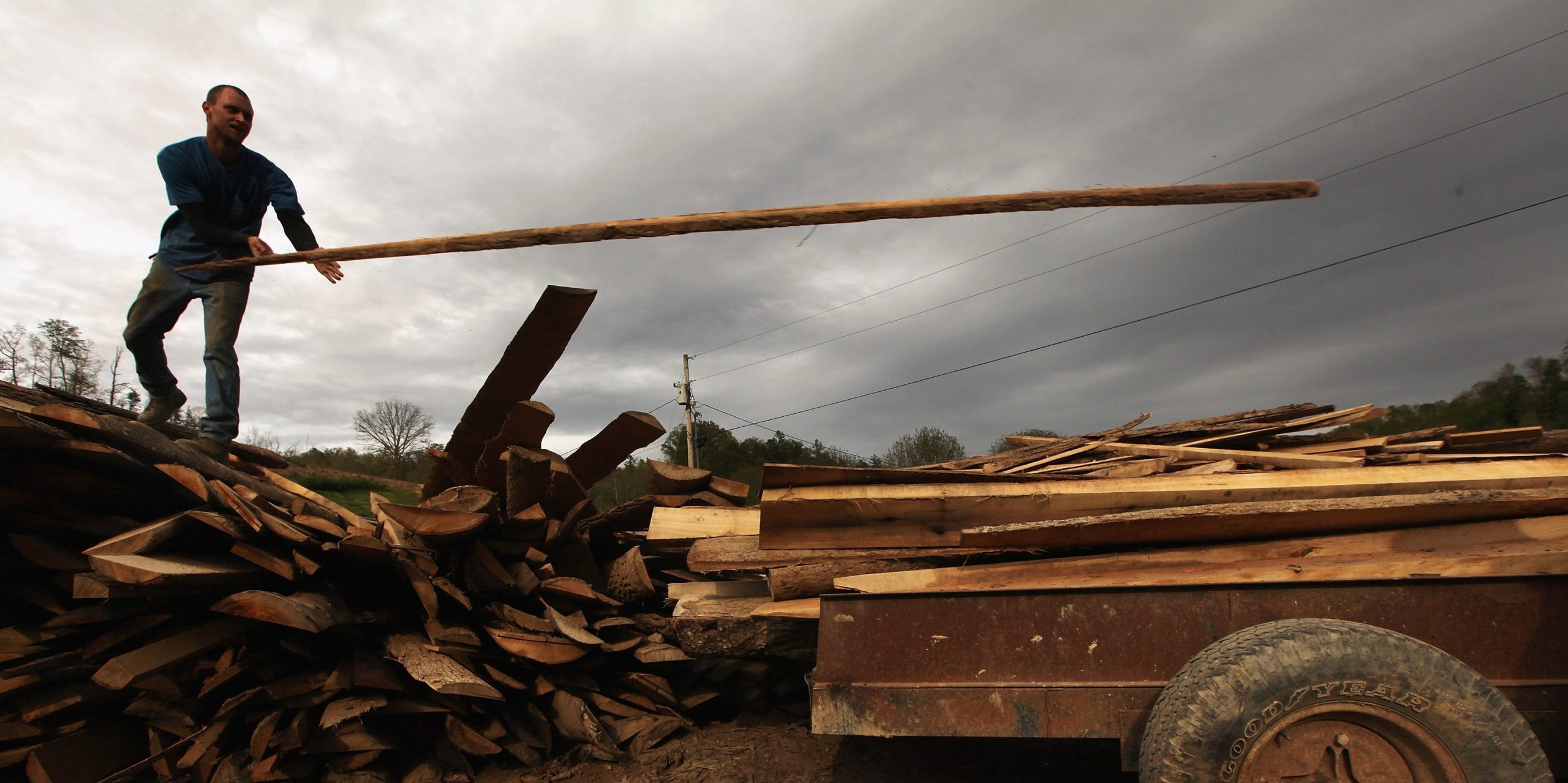 loggers lumber jack scrap wood