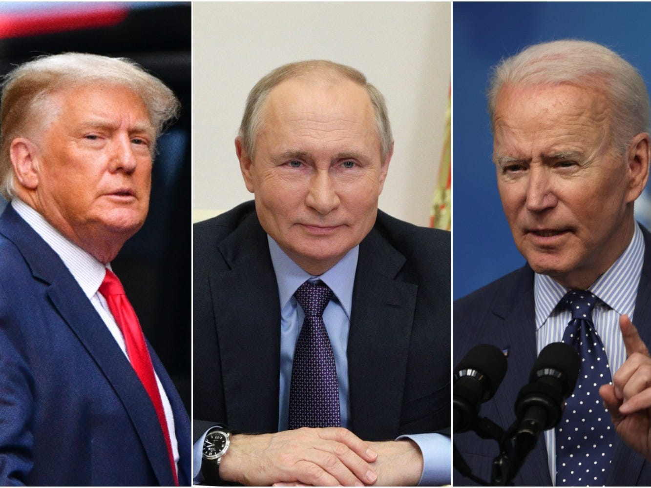 Trump, Putin, Biden