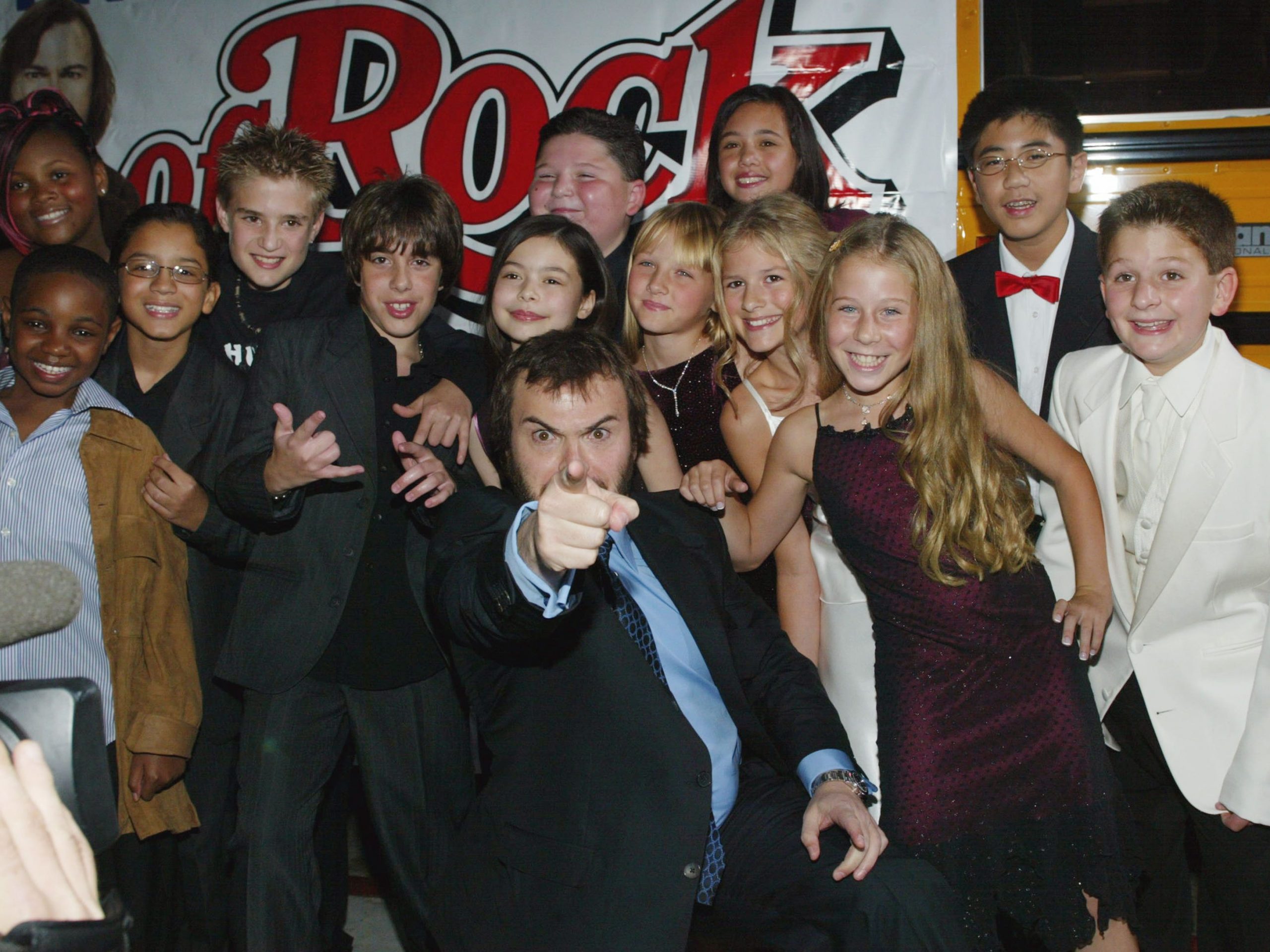 School of Rock cast in 2003