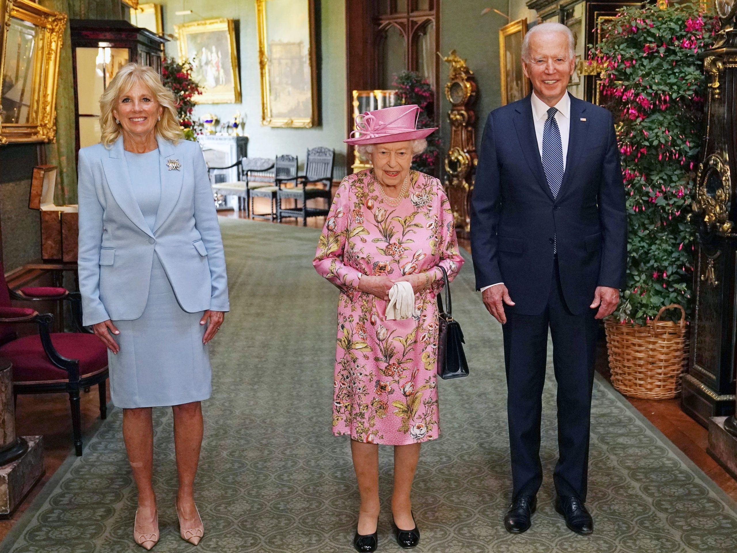 Joe and Jil Biden at Windsor Castle