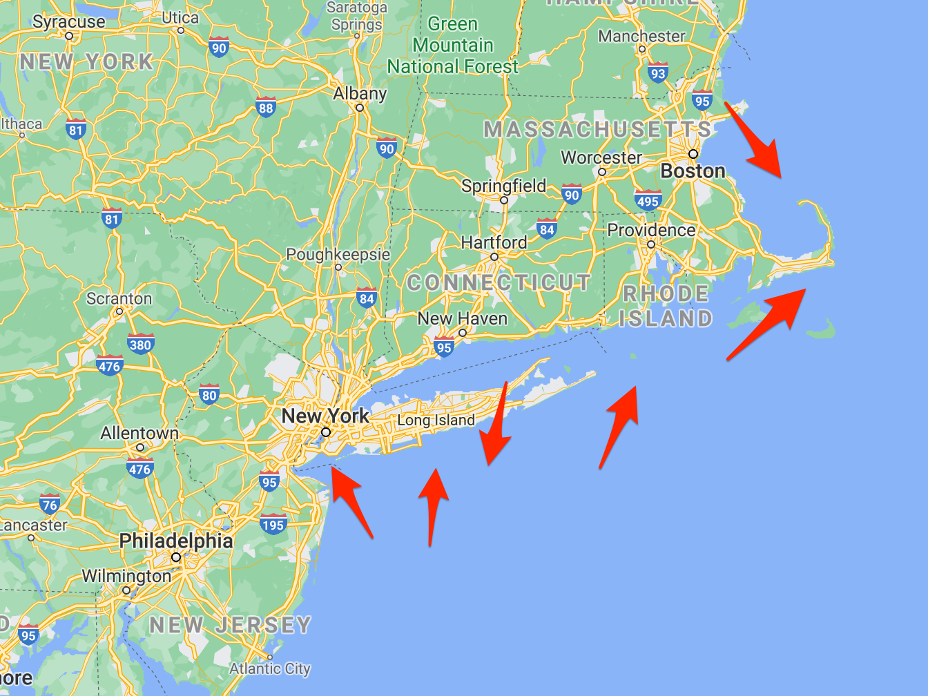 shark map