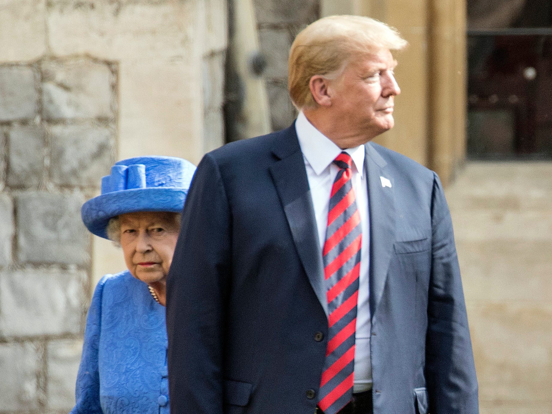 Trump Queen Elizabeth