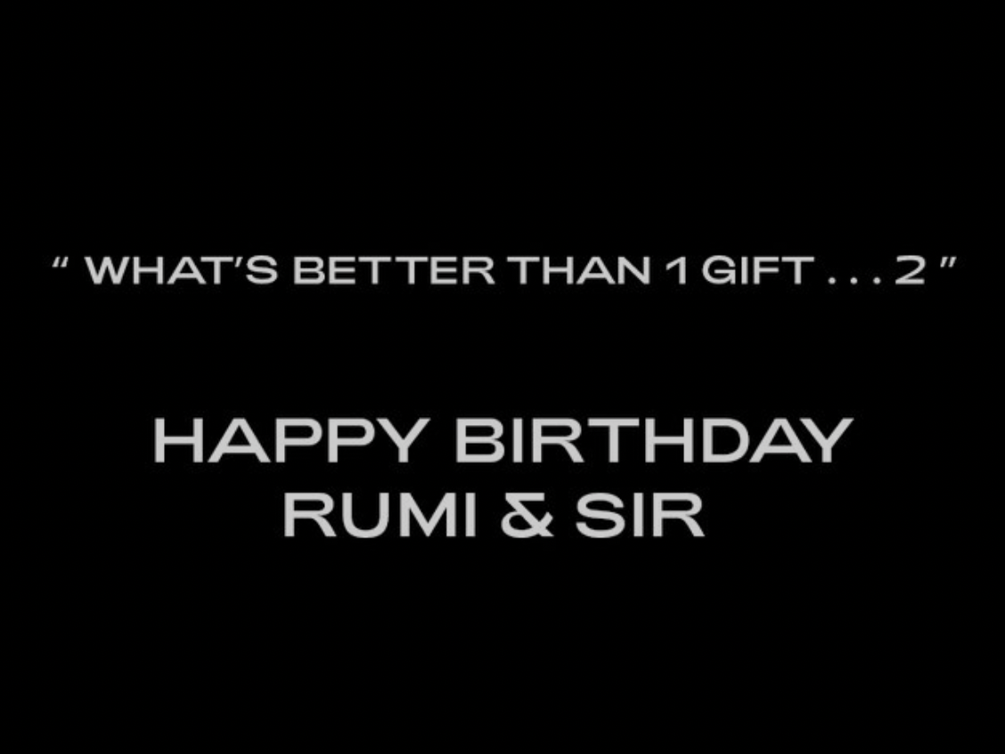 Beyoncé wishes twins Rumi and Sir Carter a happy 4th birthday on her website.