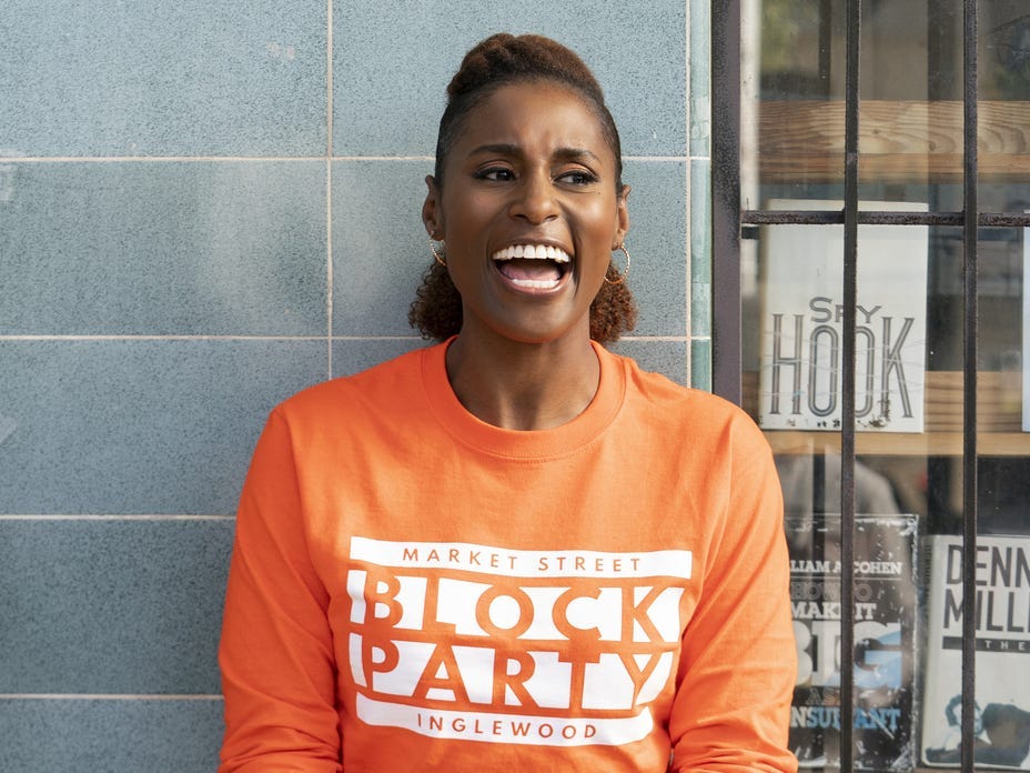 Yvonne Orji, Issa Rae as Molly and Issa Insecure season four Merie W. Wallace HBO