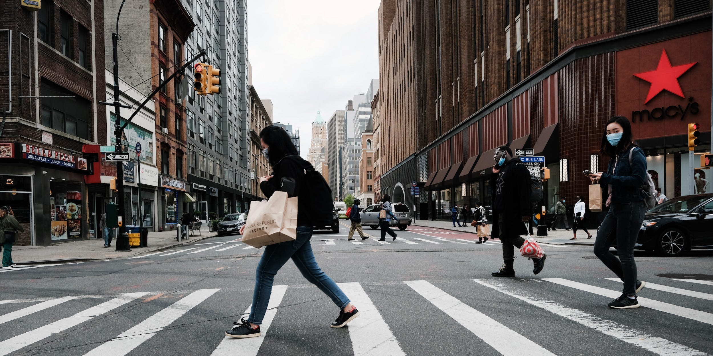 New York shopping reopening