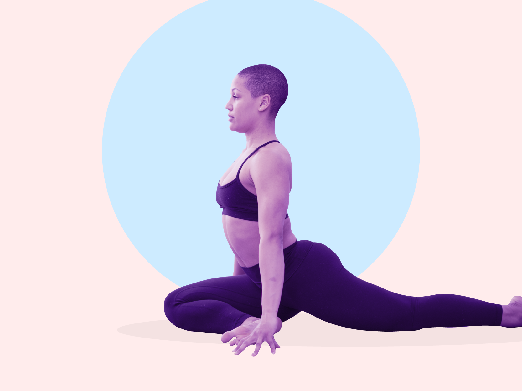 Health Explainers piriformis stretch (Pigeon Pose)