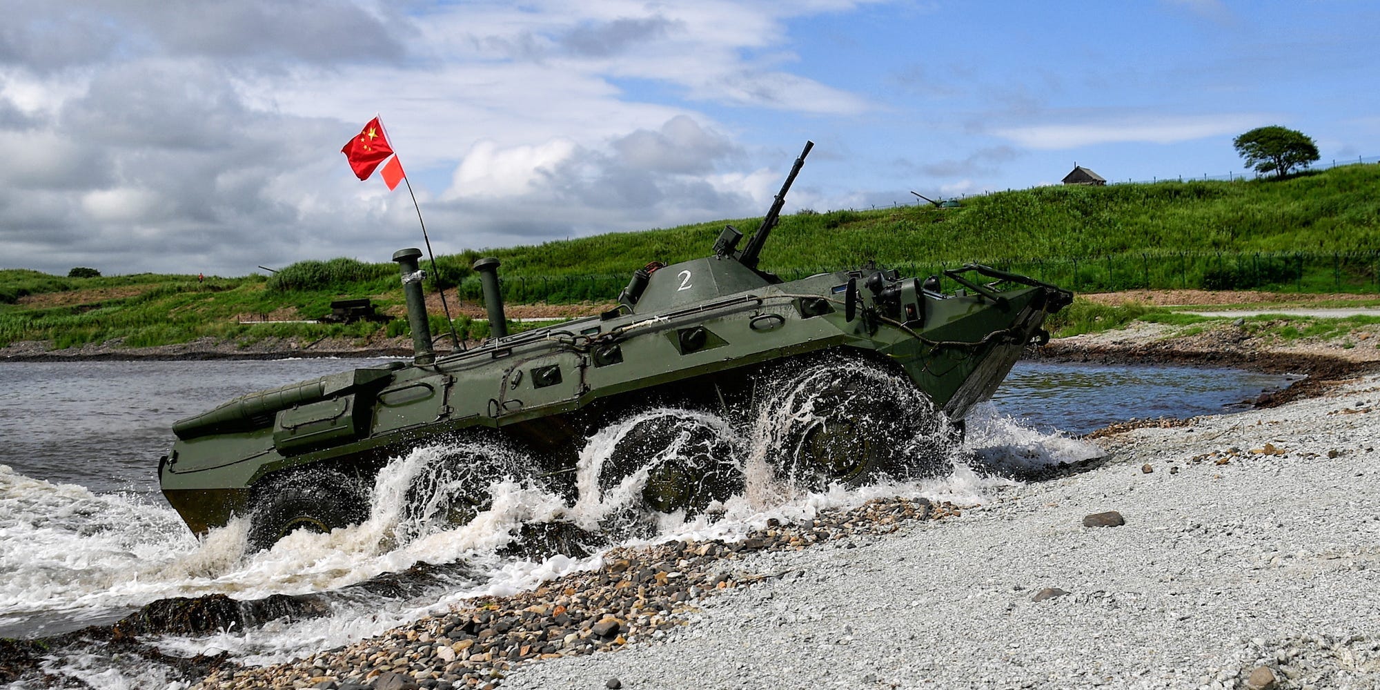 China army armored personnel carrier seaborne amphibious assault