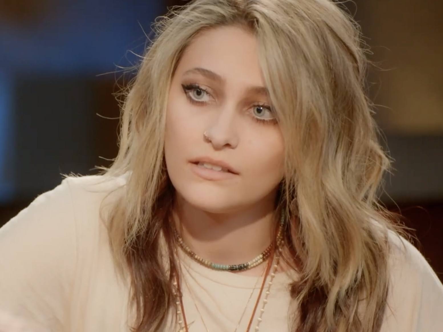 Paris Jackson sitting down with Willow Smith on the latest episode of "Red Table Talk."