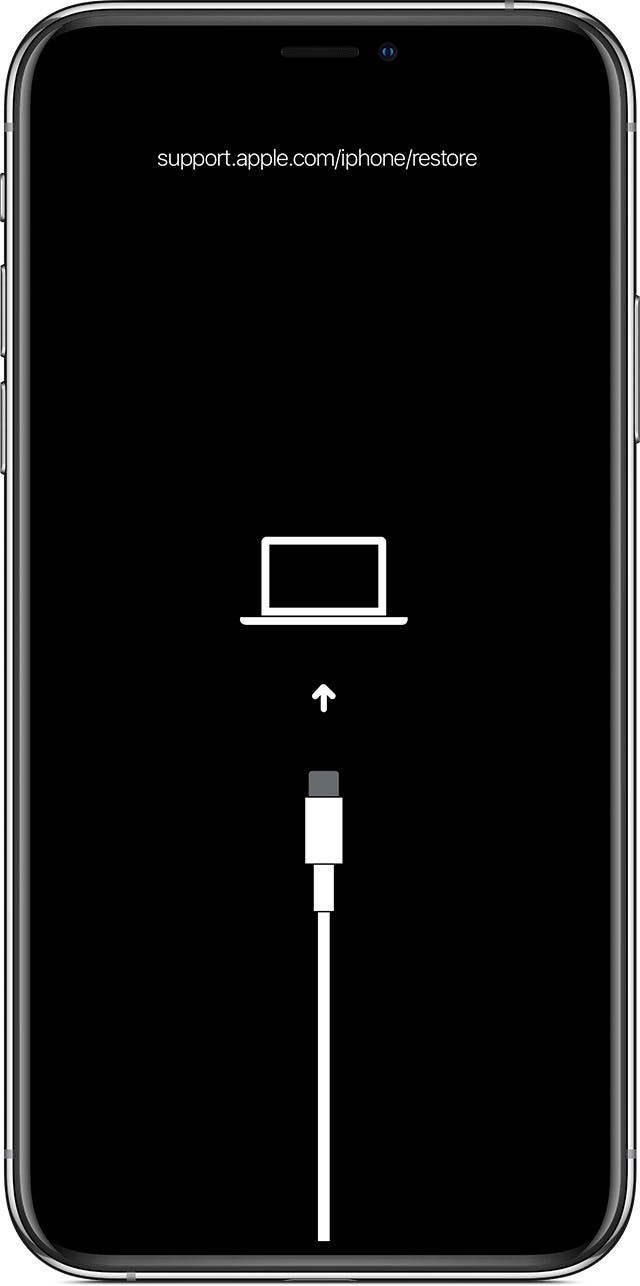 iphone recovery mode screen
