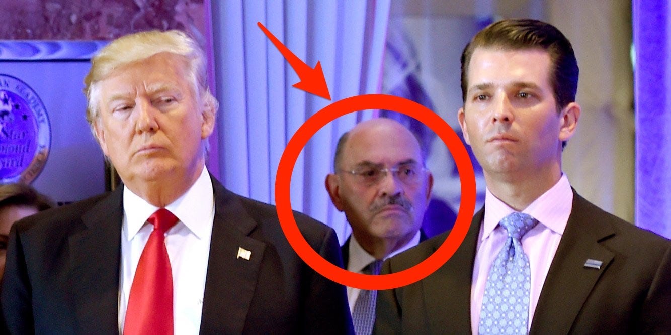 Donald Trump CFO trump Org Allen Weisselberg Donald Trump Jr. at Trump Tower