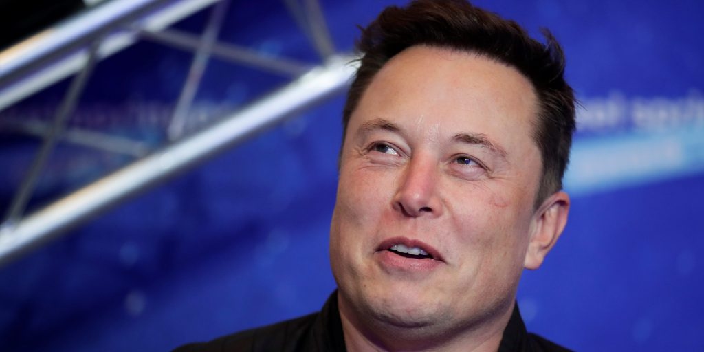 Elon Musk, topman van Tesla.