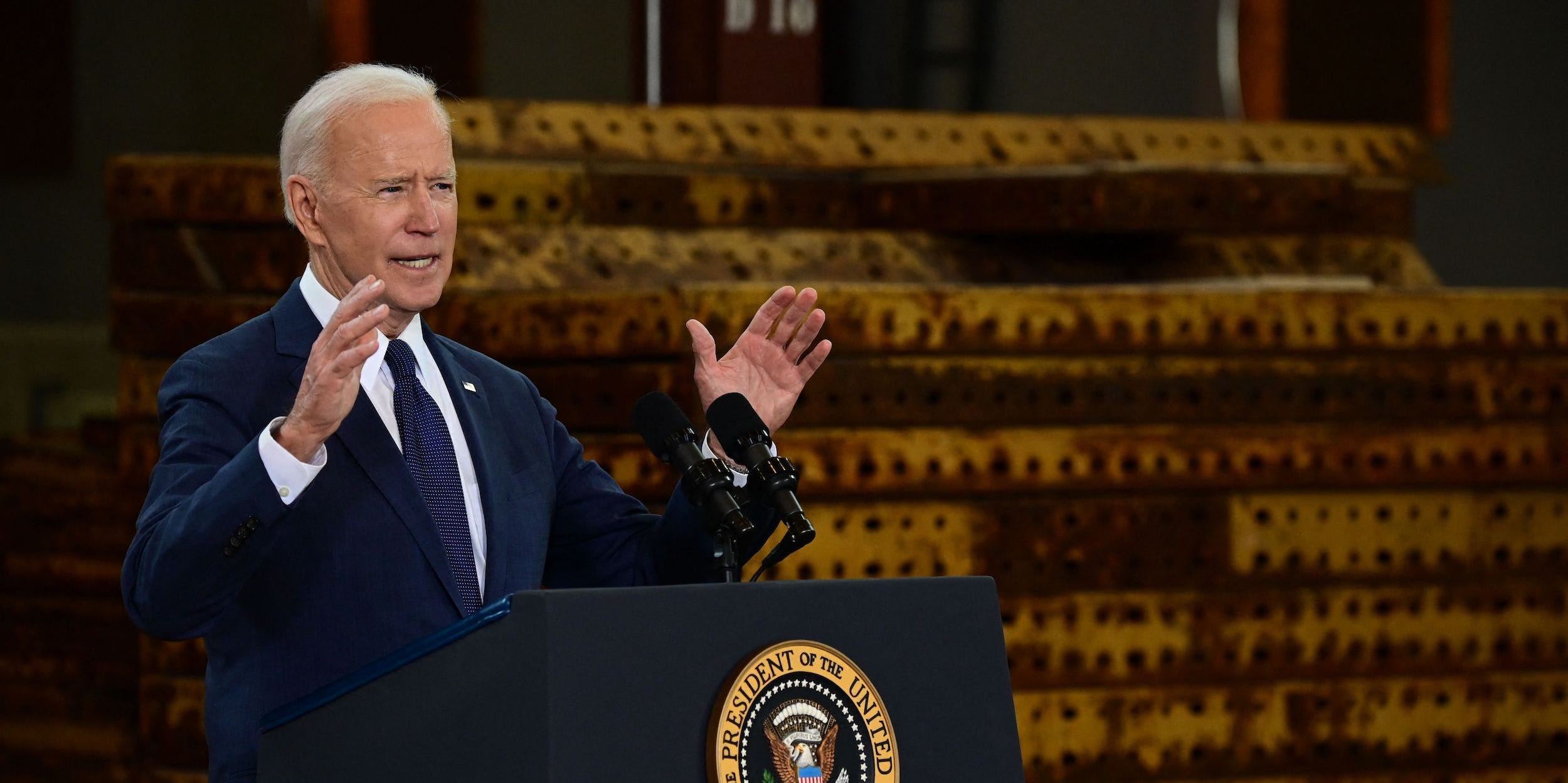 biden pittsburg infrastructure plan getty
