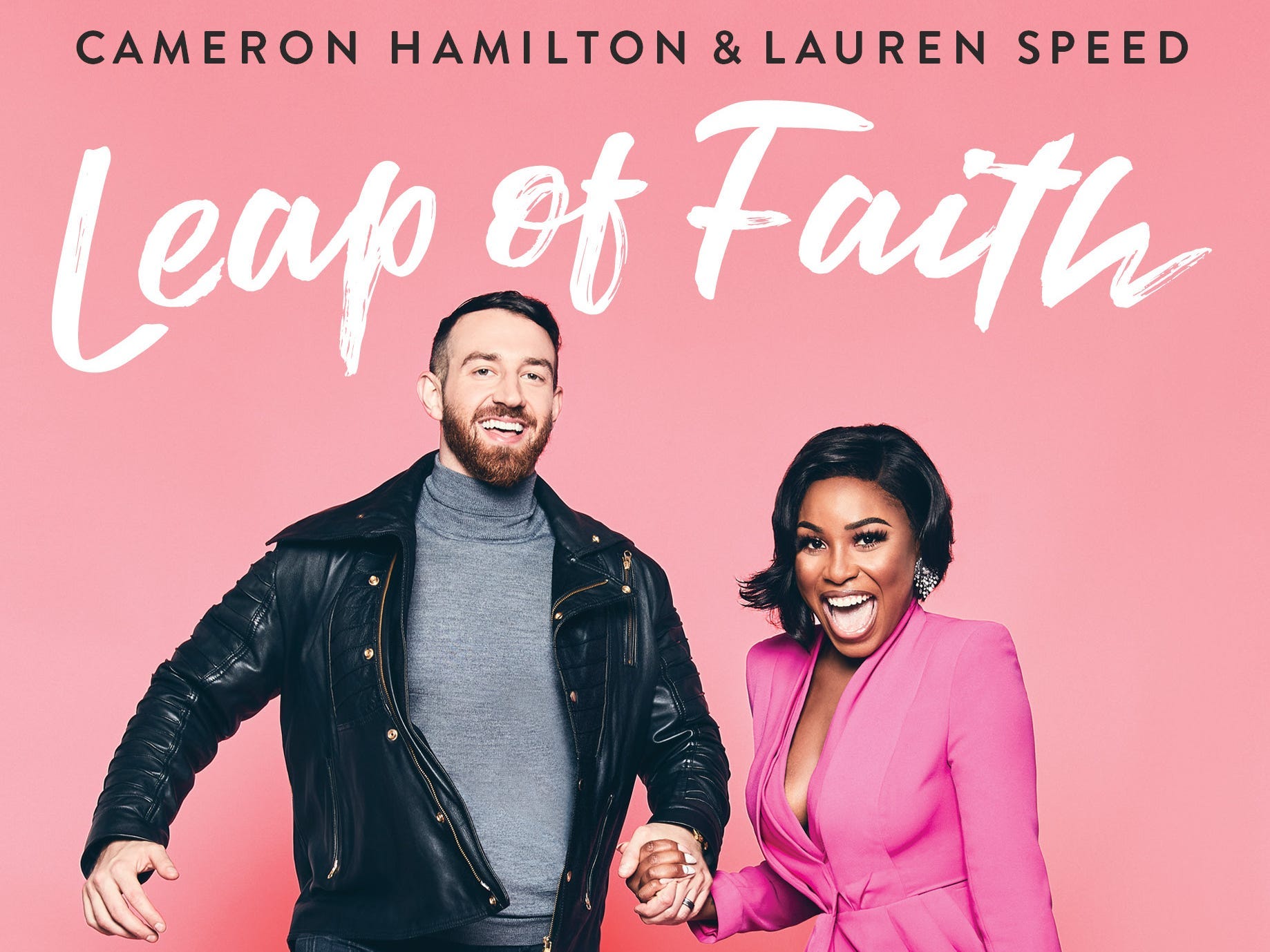 The cover of "Love Is Blind" stars Lauren Speed and Cameron Hamilton's new book, "Leap of Faith."