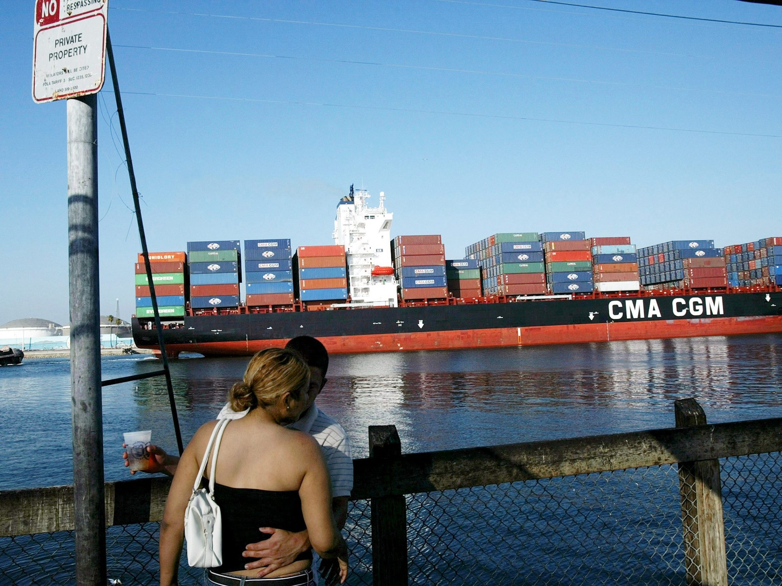 couple port of los angeles long beach