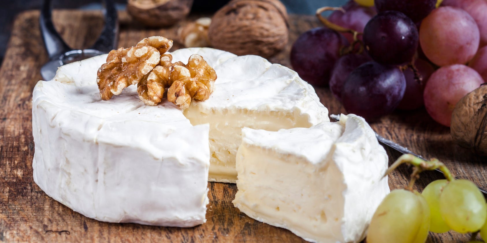 Cheese and walnuts