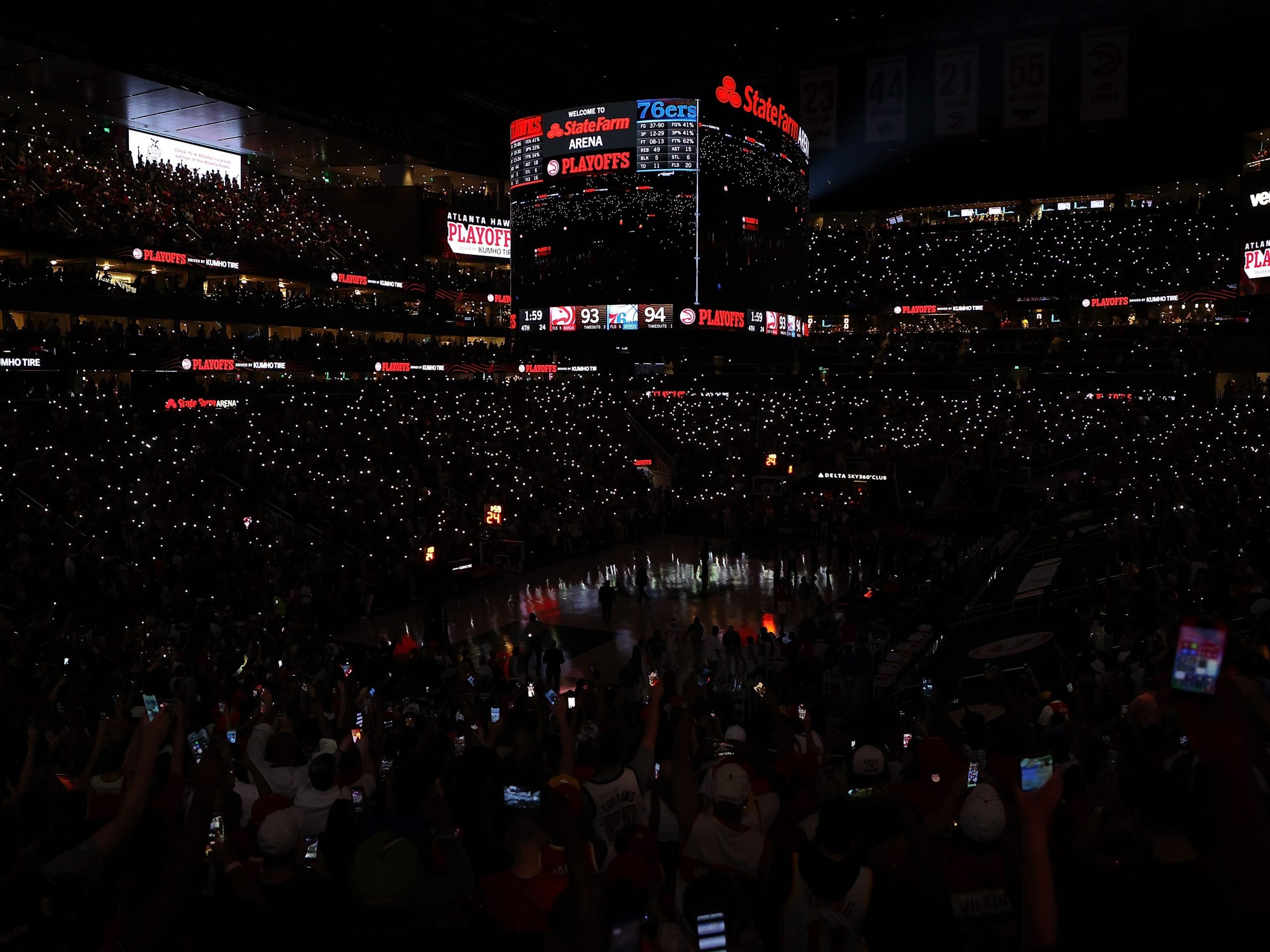 State Farm Arena blackout