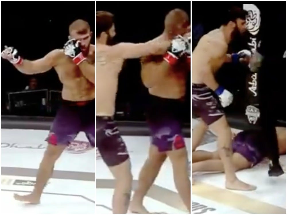 A wild fight broke out at a UAE Warriors show.