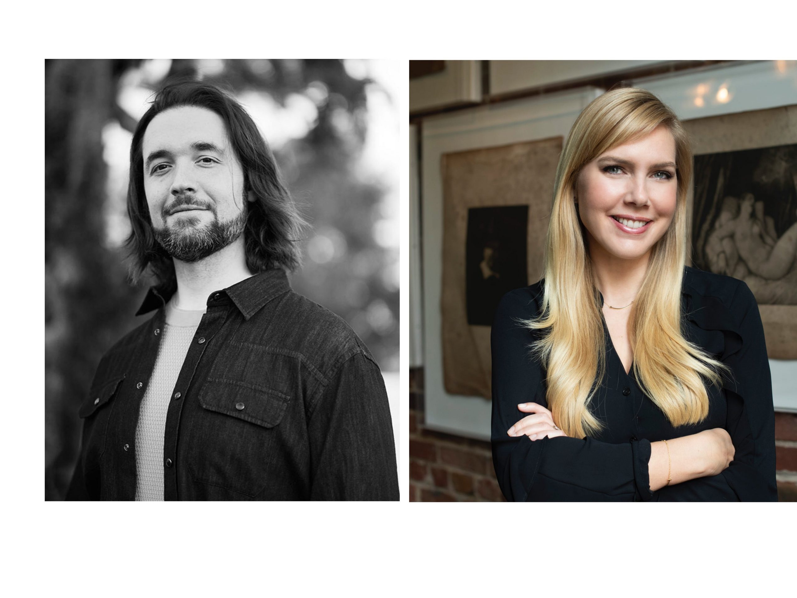 Alexis Ohanian and Katelin Holloway of investment firm Seven Seven Six.
