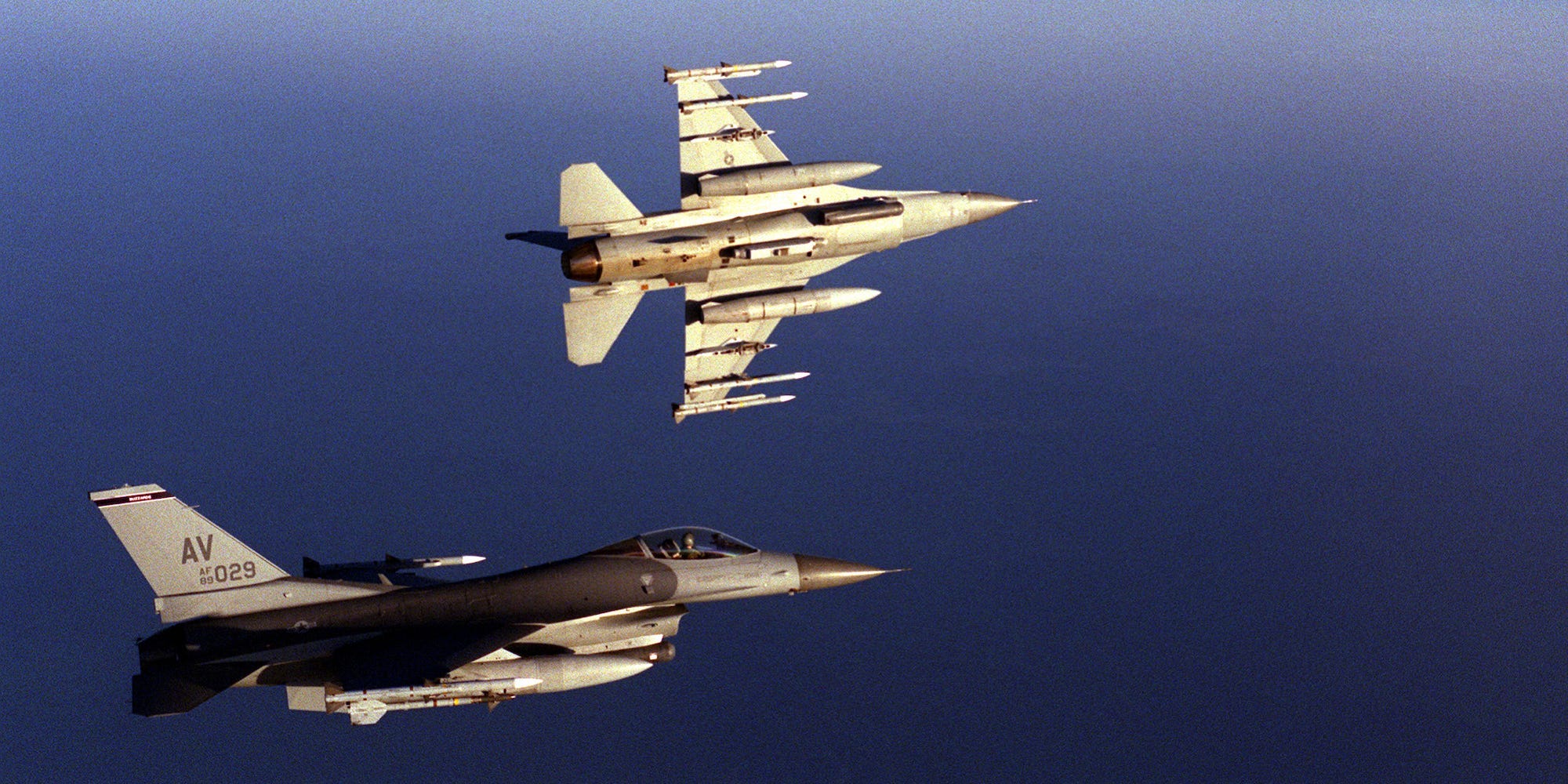 Air Force F-16 fighter jets