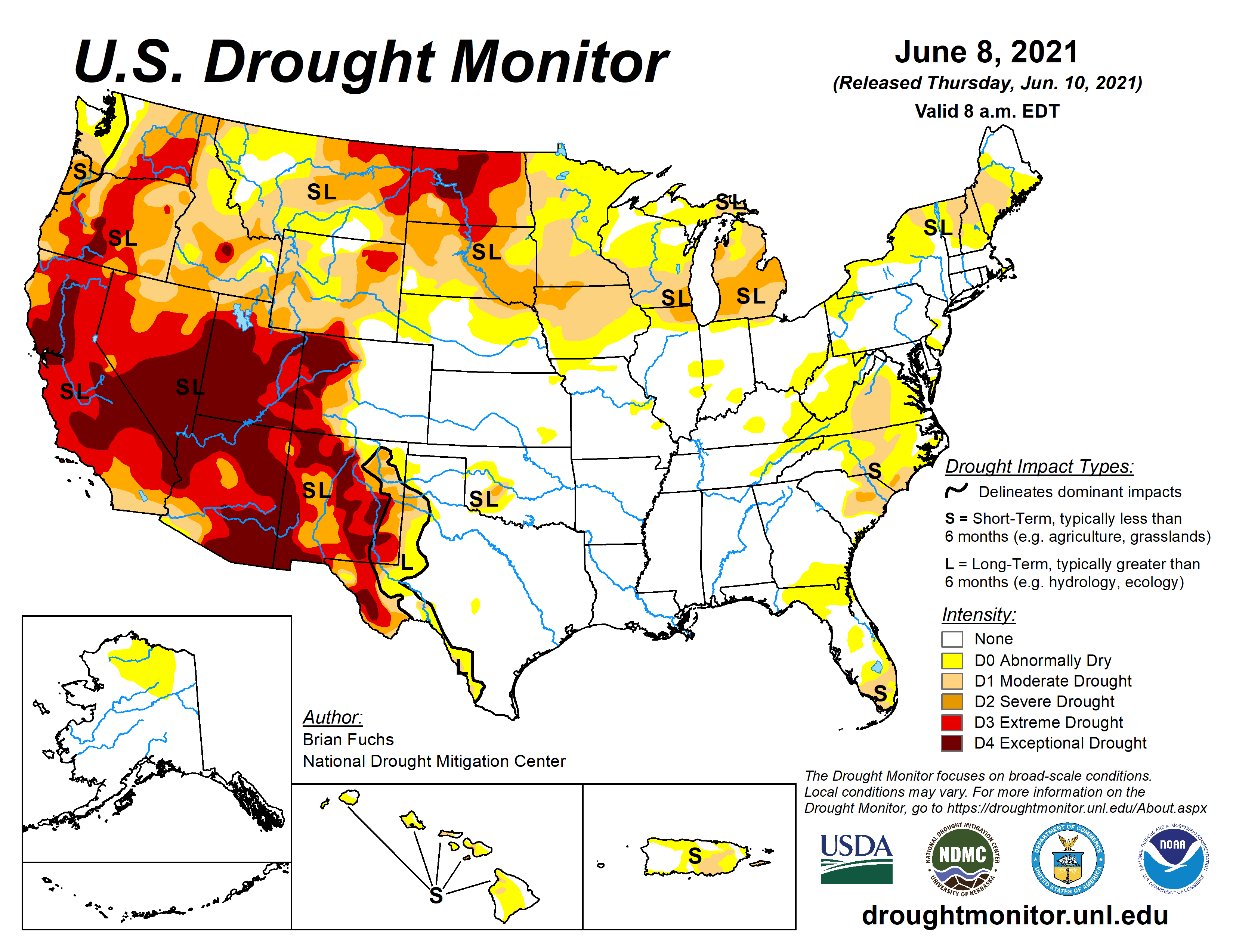 Drought maps show the western US at its driest in 20 years a ticking
