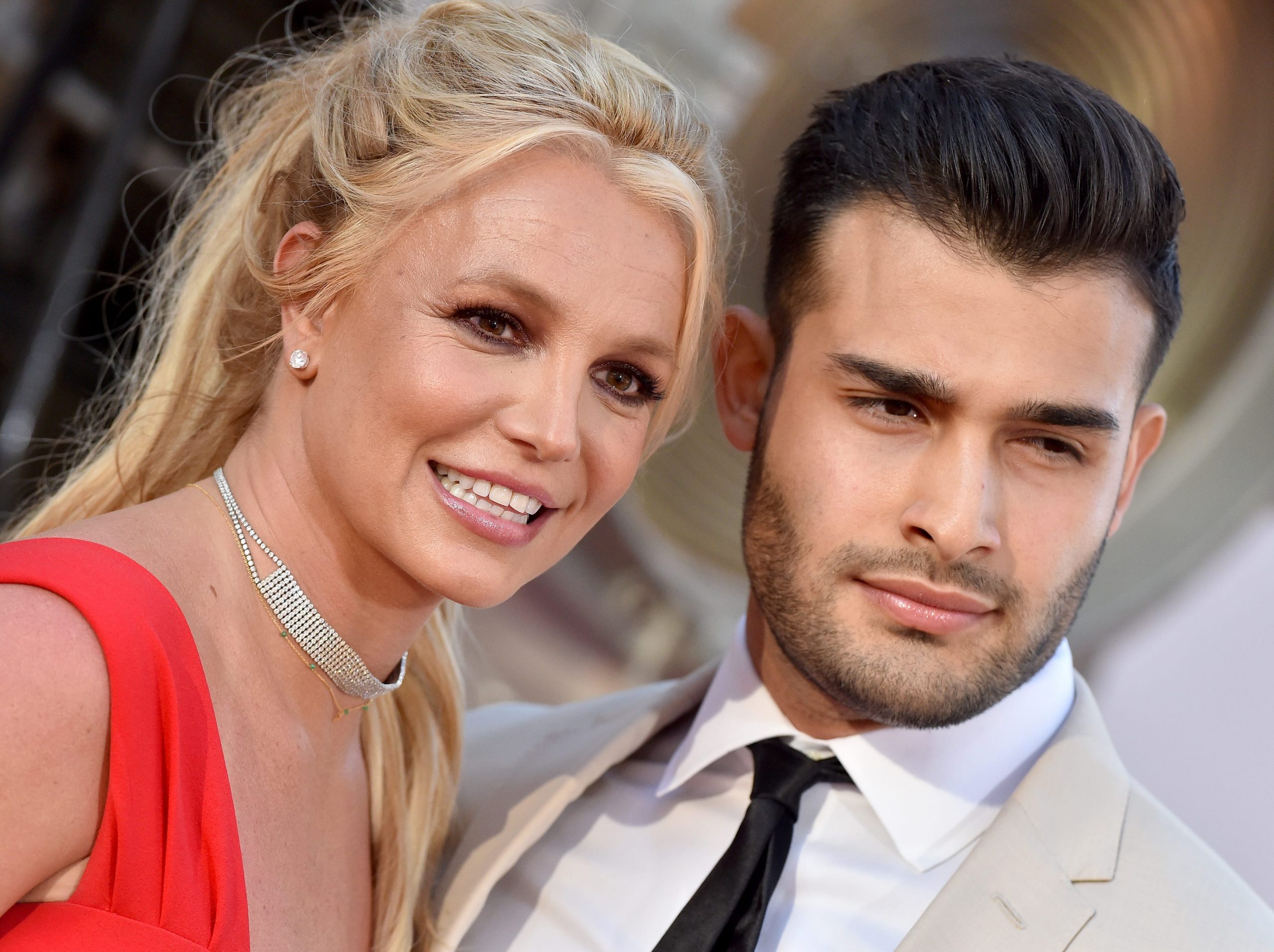 Britney Spears and Sam Sam Asghari