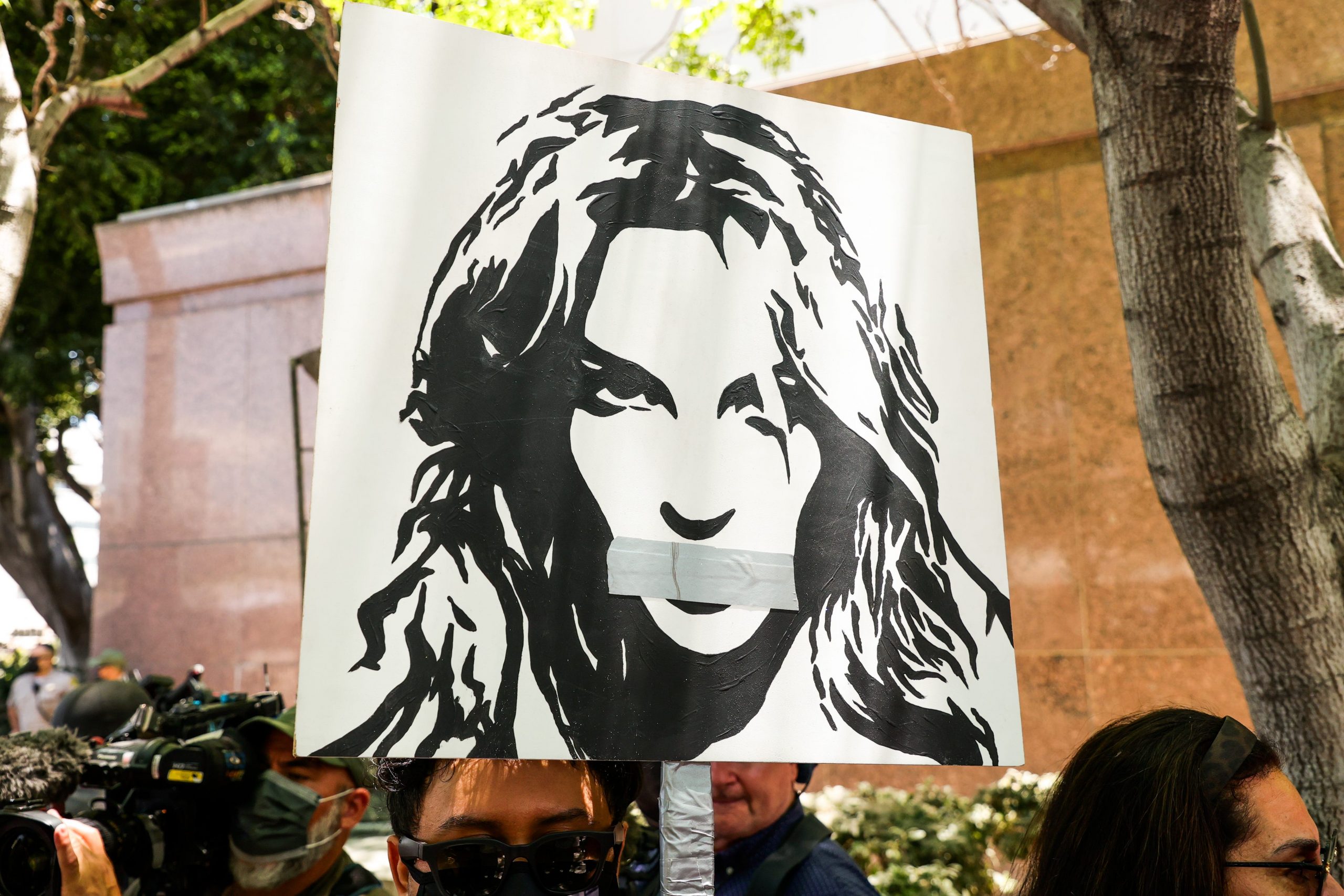 Free Britney Protest Sign