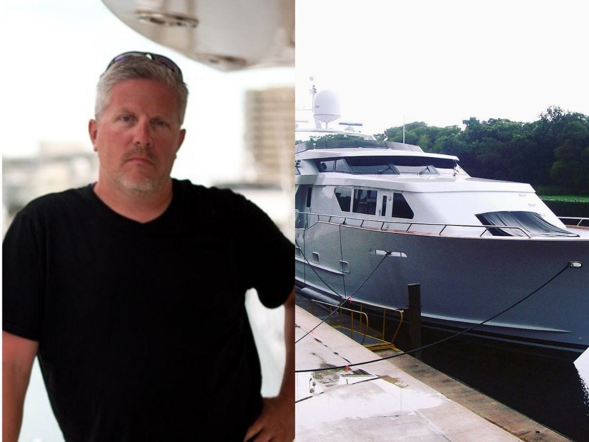 Ken Cage and a 120-foot yacht that he repossessed.