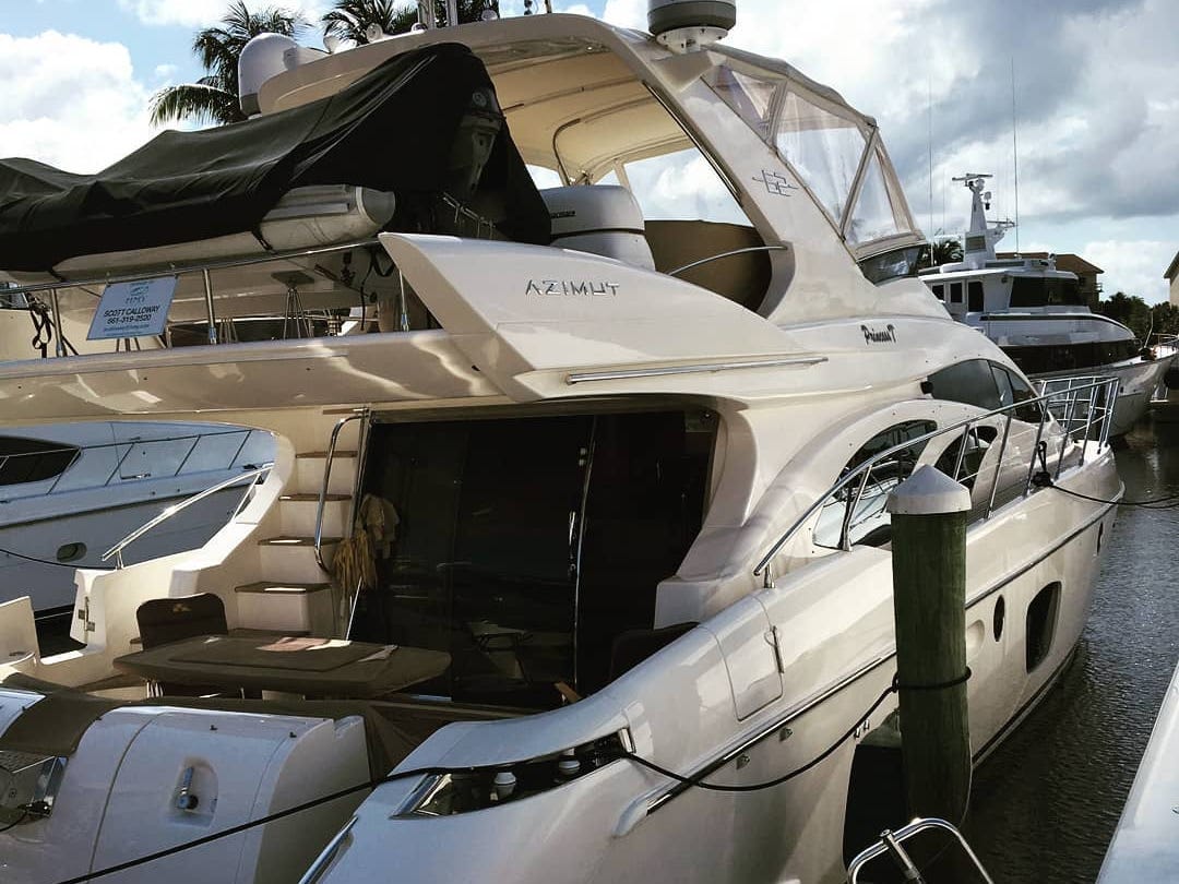 Ken Cage Azimut yacht.