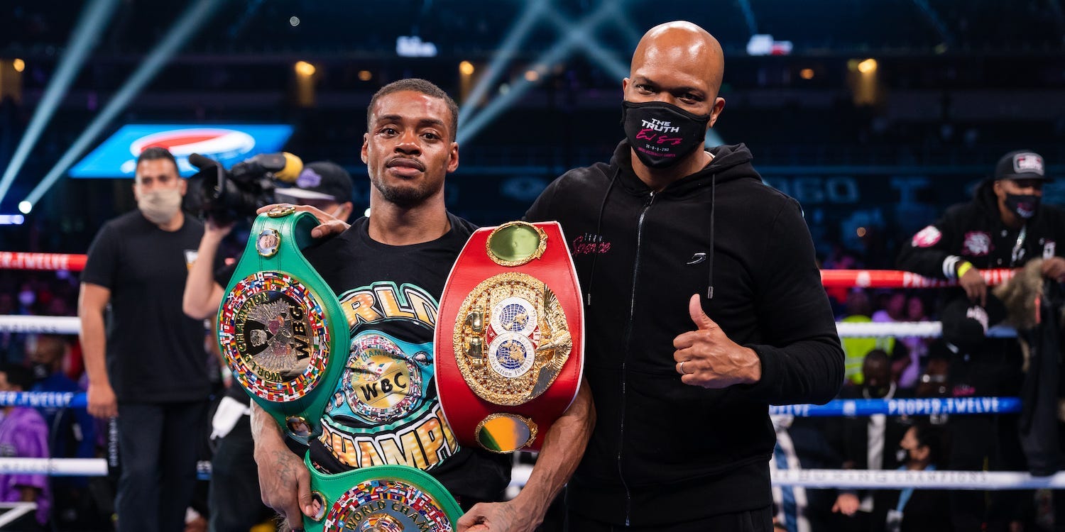 Errol Spence Jr. and Derrick James