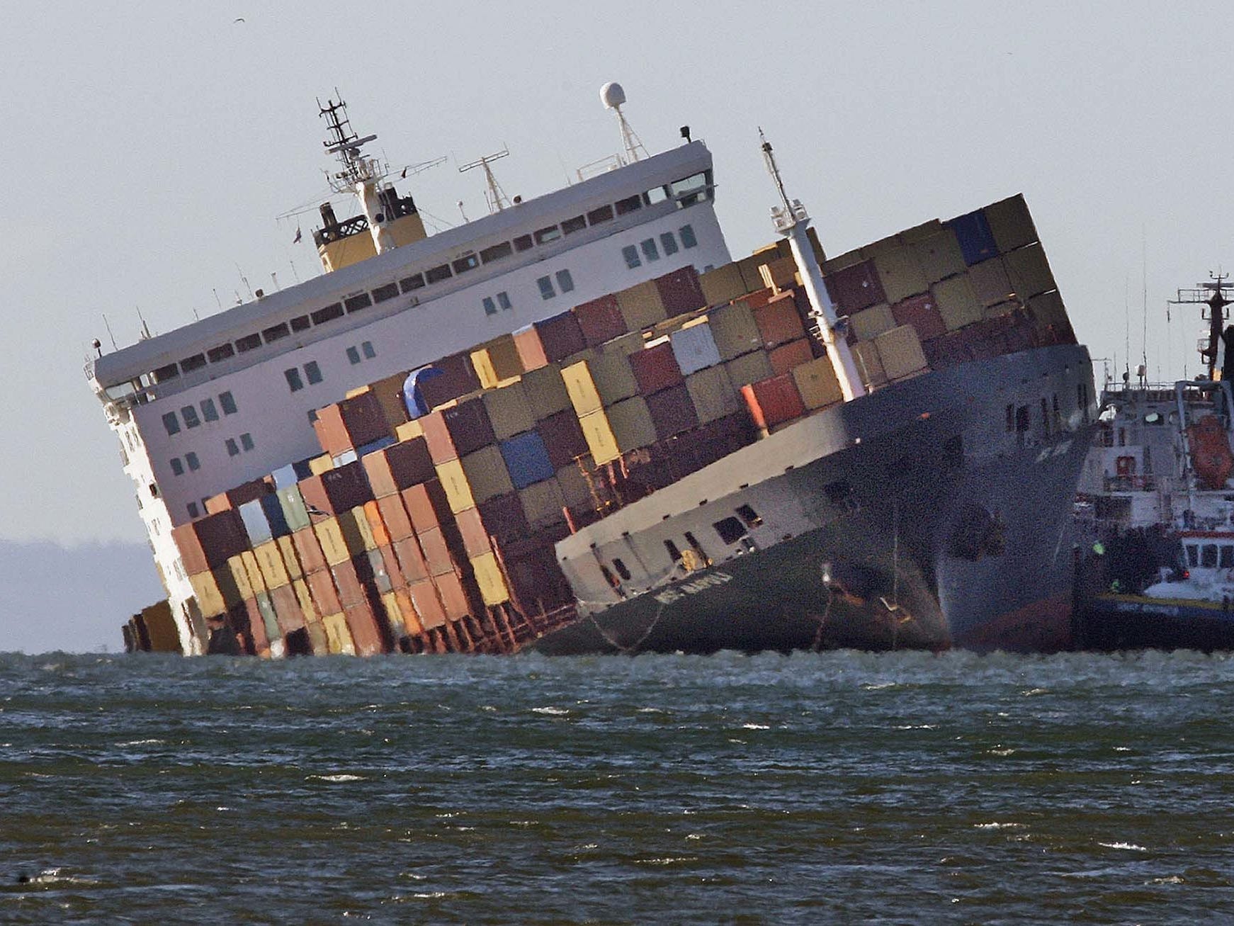 Beached Cargo Ship Raises Pollution Fears Off The Devon Coast