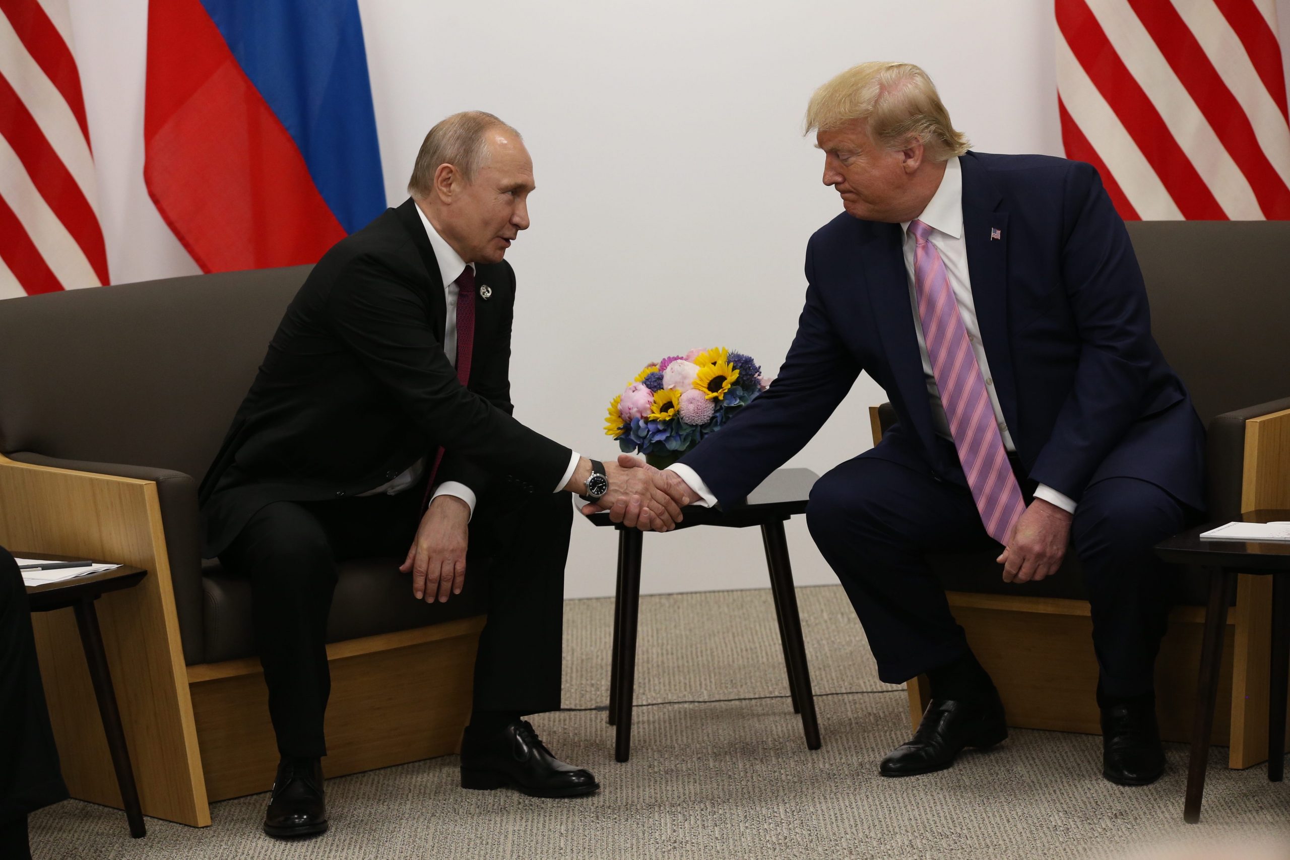 Former President Donald Trump and Russian President Vladimir Putin