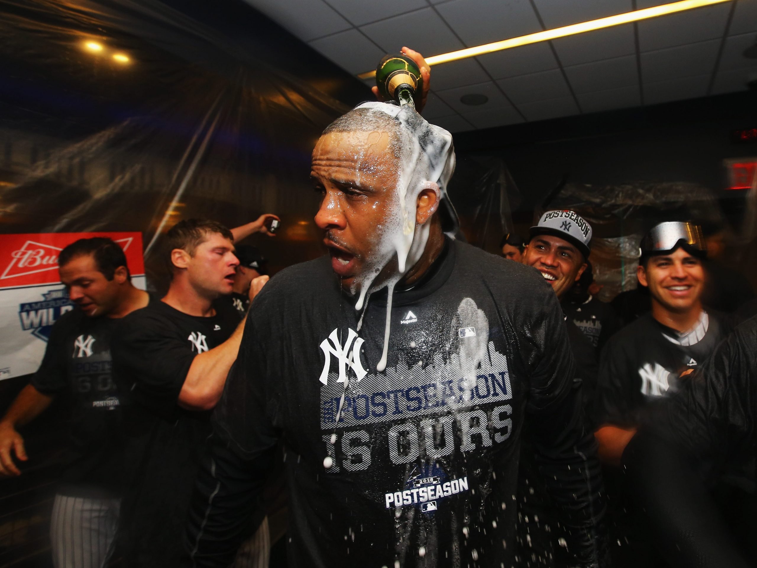 CC Sabathia champagne