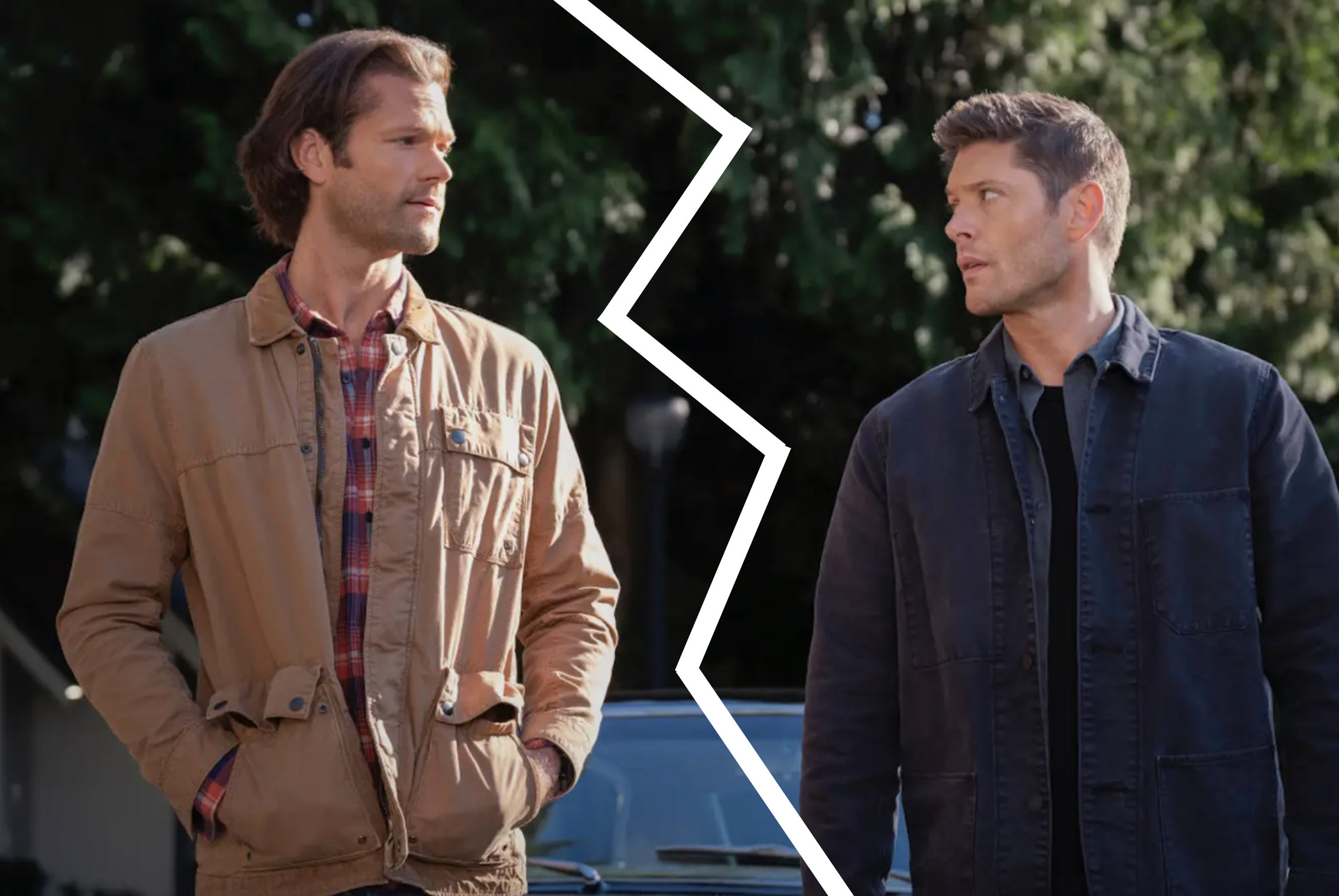"Supernatural" co-stars Jared Padalecki (L) and Jensen Ackles (R) have a long relationship on- and off-screen.