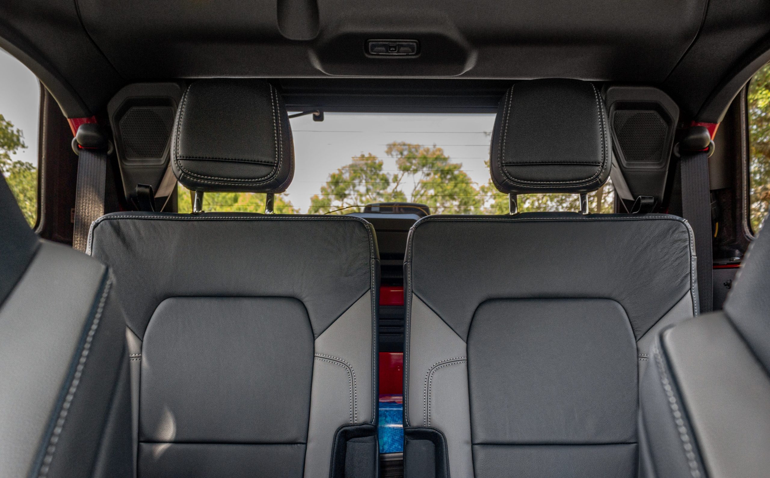 The new Ford Bronco interior.