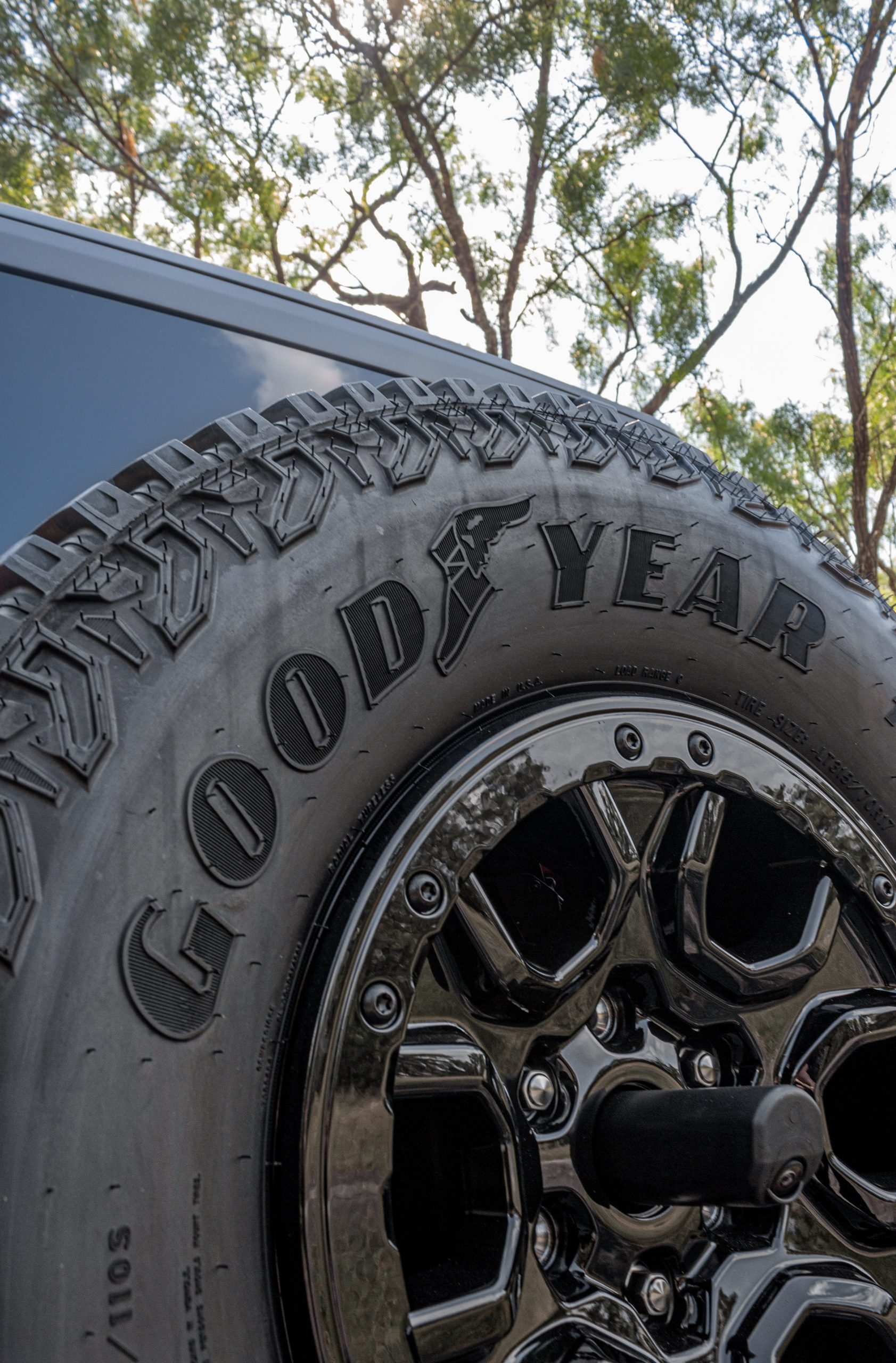 The new ford Bronco on the road.