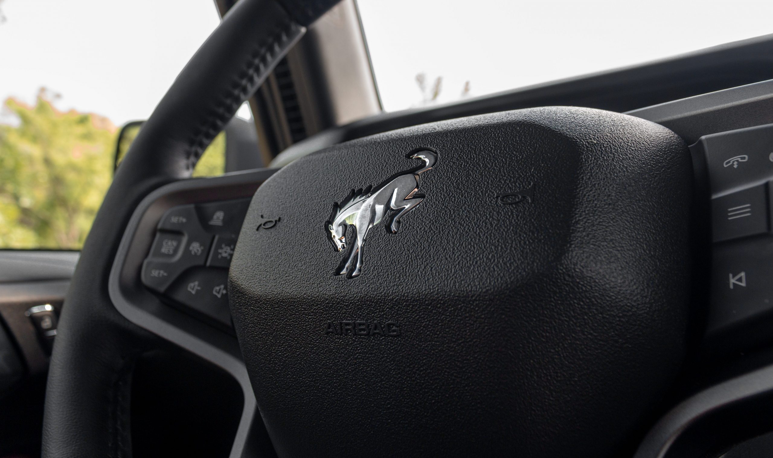 The interior of the new Ford Bronco.