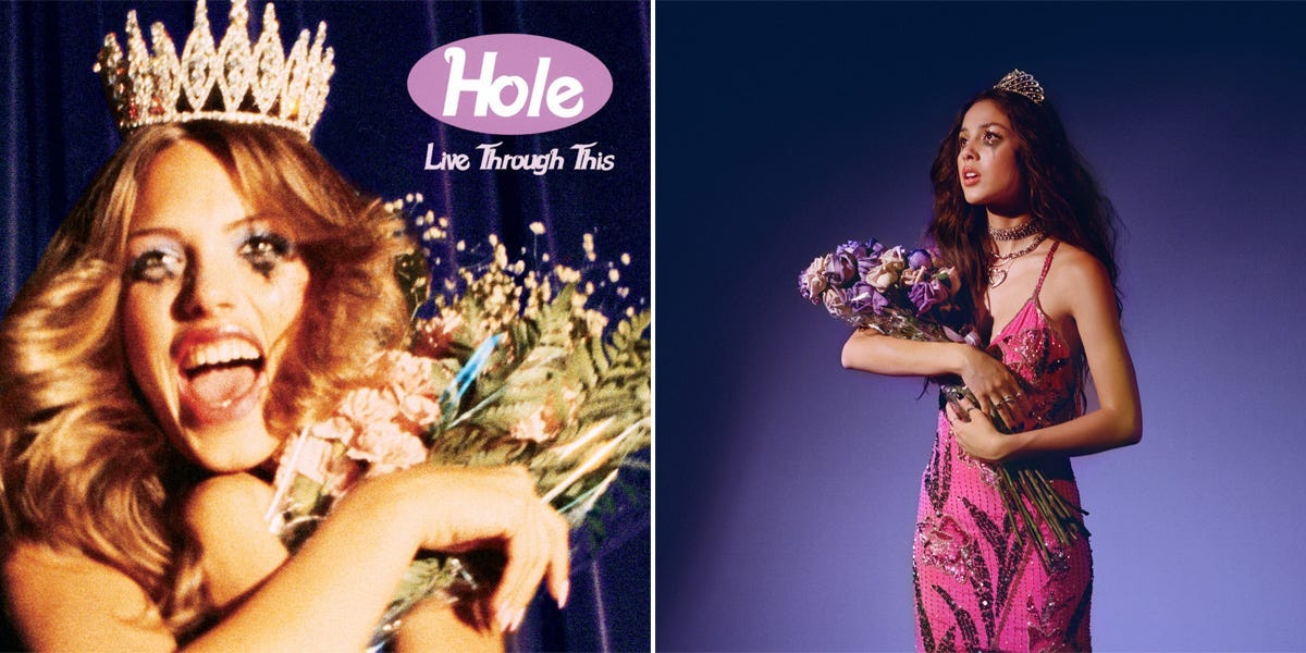live through this hole album cover olivia rodrigo sour prom concert film