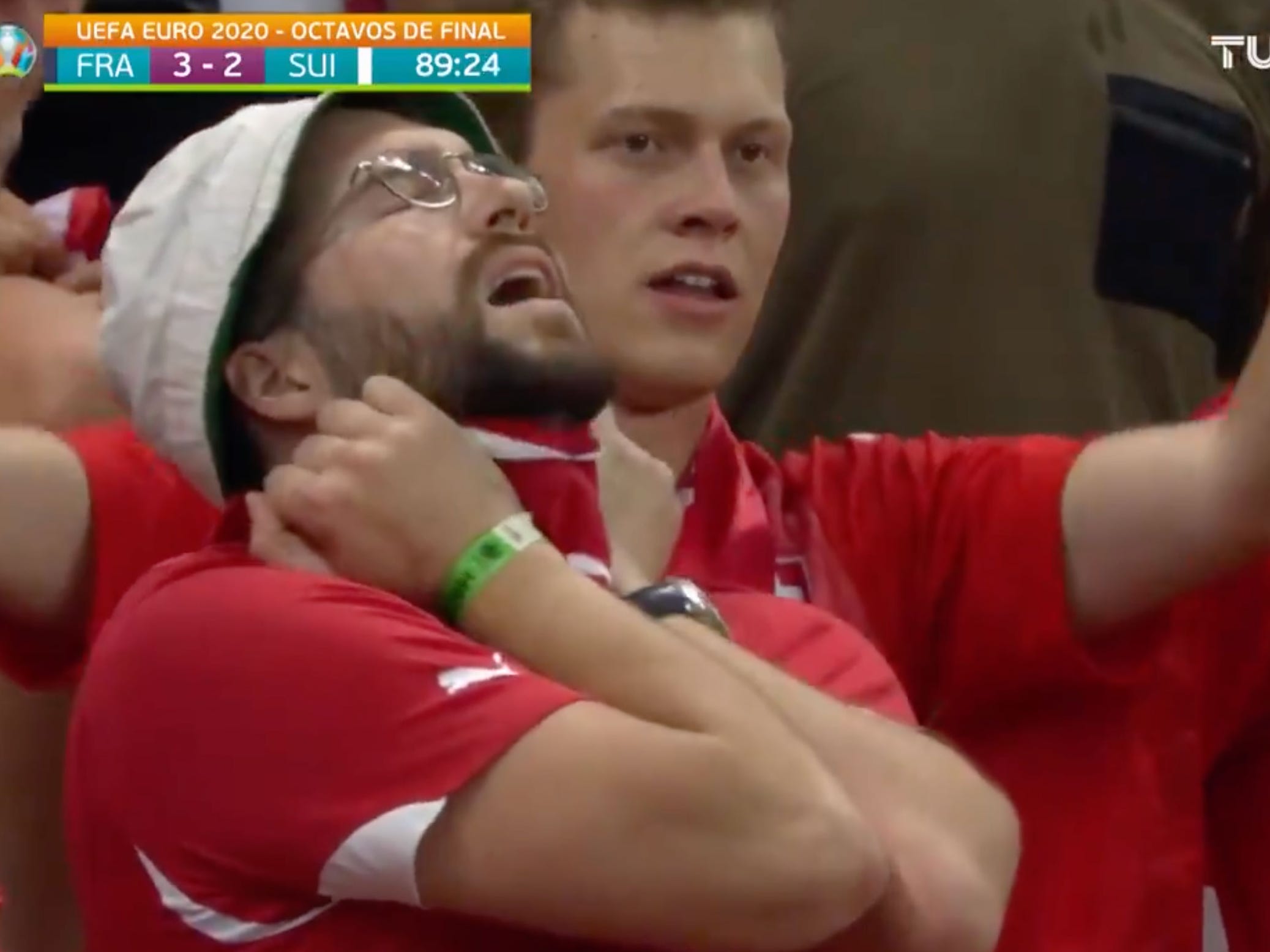 Swiss fan reacts to Euro 2020.
