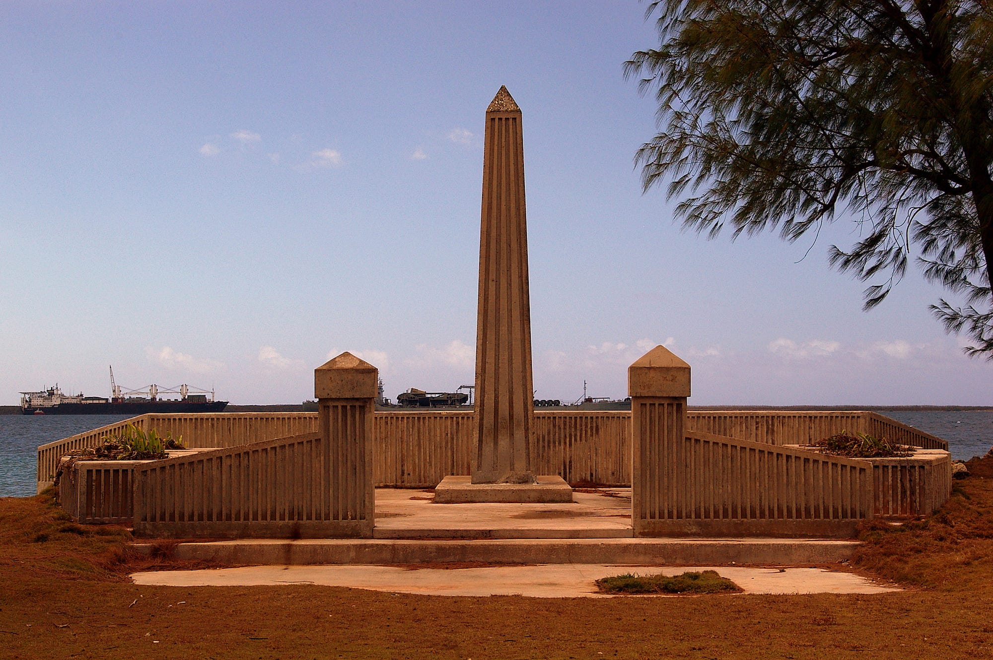 The Capt. Henry Glass monument on Guam