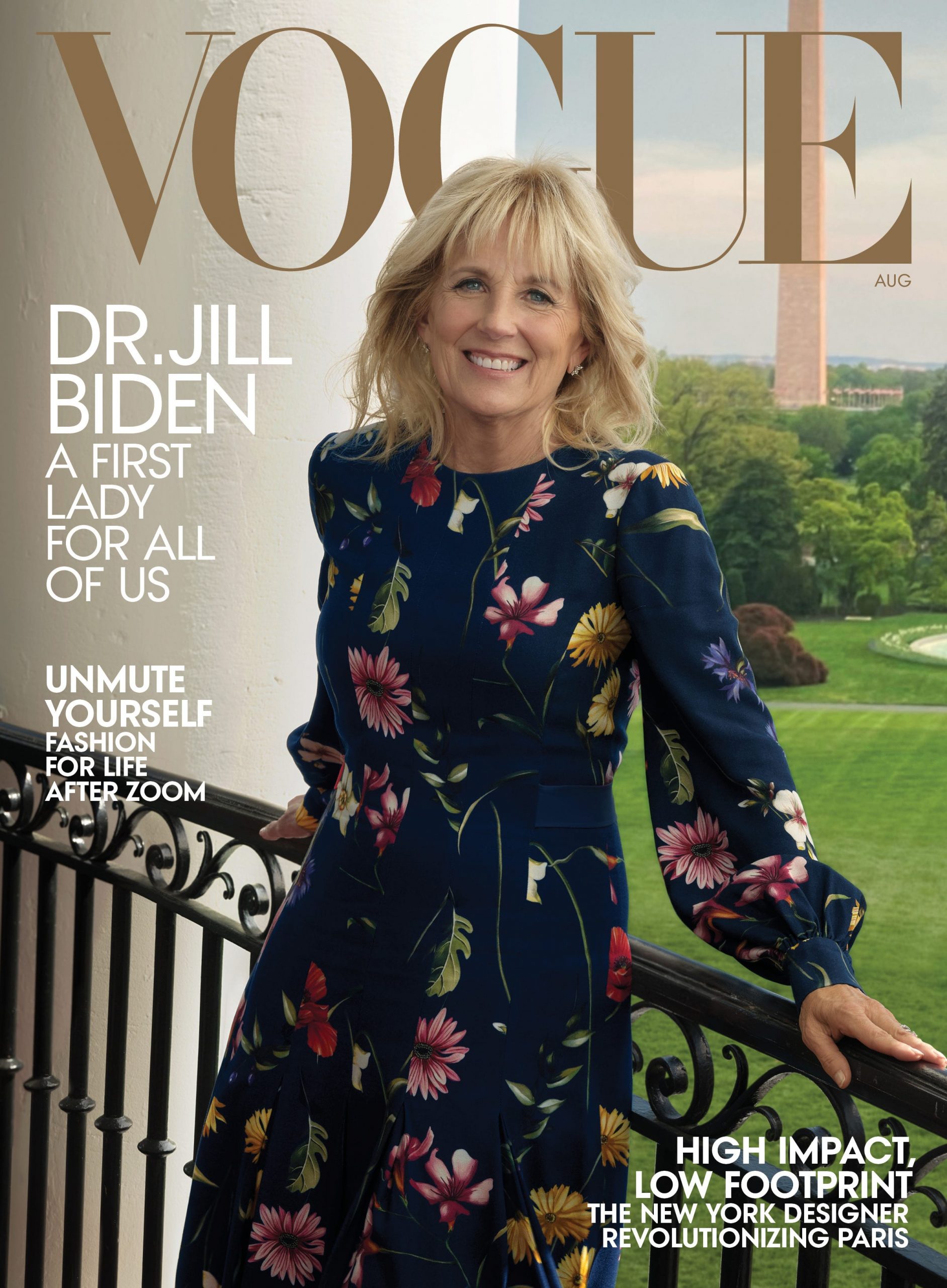 Jill Biden appeared as Vogue's cover star.