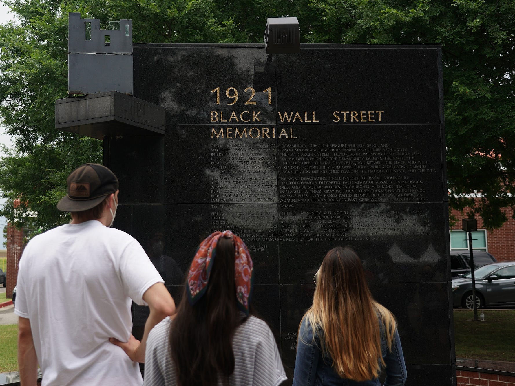 black wall street memorial tulsa race massacre