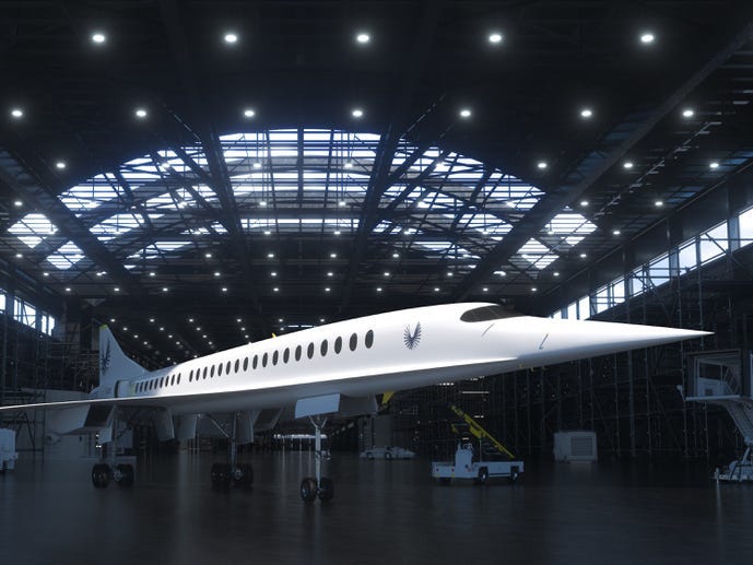 Boom Supersonic Overture factory.