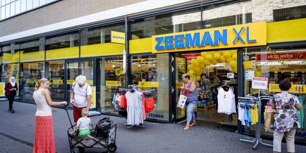 Een filiaal van Zeeman