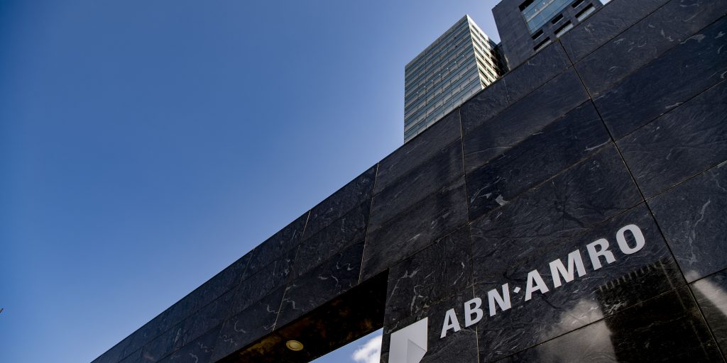 Het hoofdkantoor van ABN Amro in Amsterdam.