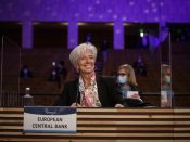 Voorzitter Christine Lagarde van de Europese Centrale Bank.