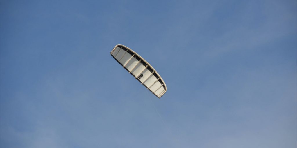 De vlieger van Kitepower in actie.
