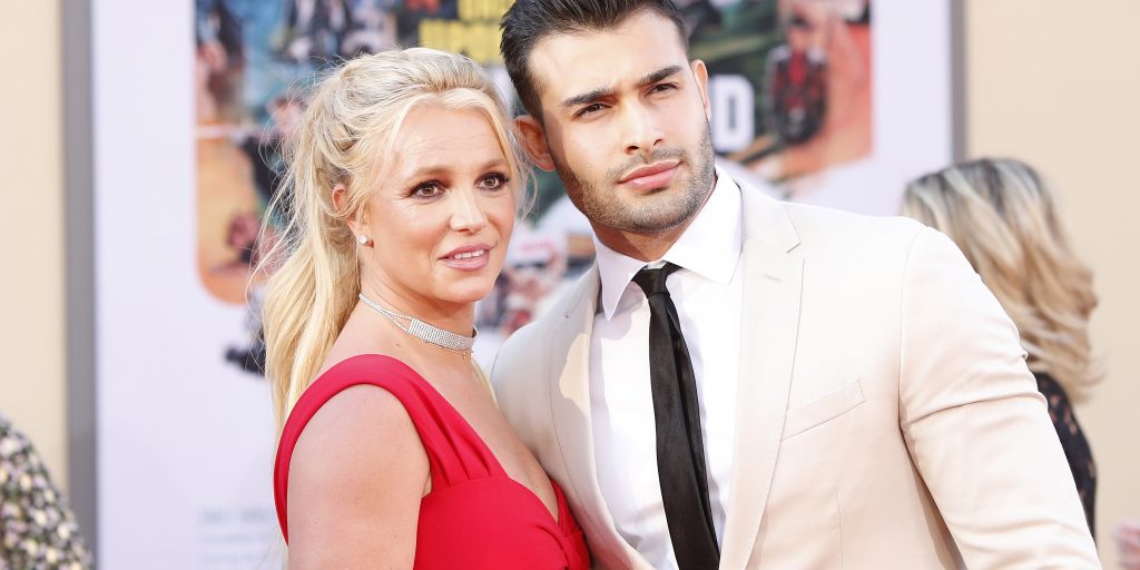 Britney Spears en vriend Sam Asghari